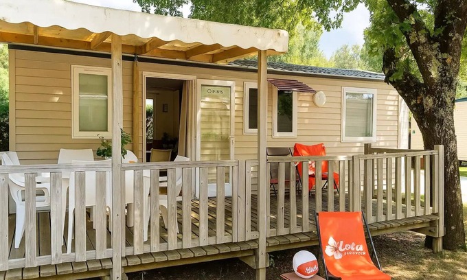 Saint-Georges-d'Oleron House | Camping Oléron Loisirs * - 4 Room Mobile Home 6 People + TV