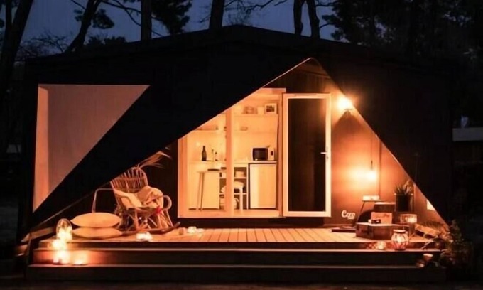 Vauvert House | Campsite Flower Le Mas de Mourgues*** - Ecrin Cocoon Unusual (without sanitary facilities) 3 Rooms 4 People
