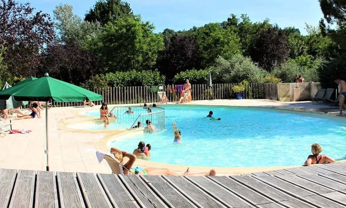 Forcalquier House | Campsite Forcalquier Les Routes de Provence* - Loggia Premium 29m² - Air conditioning - TV for 4 people