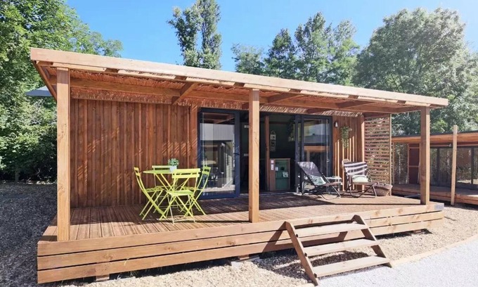 Martigues Ski Chalet | Campsite maeva Escapades Domaine des Tamaris * - Premium Chalet View 4 Rooms 6 Persons Air-conditioned + TV