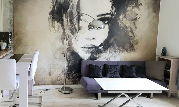 Riou - Petit Juas - Av de Grasse Apartment | Cannes spacious air-conditioned duplex