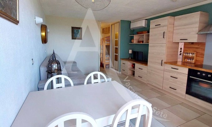 Sete Apartment | CAP CORNICHE - Studio cabine terrasse, clim, internet et parking