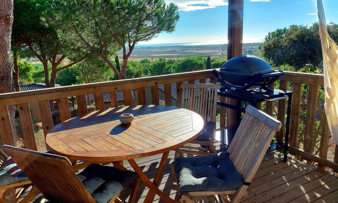 Agde Ski Chalet | Cap d' Agde Charmant Chalet vue sur la mer