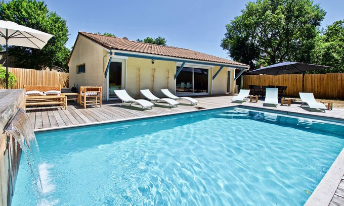 Lege-Cap-Ferret House | Cap-Ferret peninsula: Beautiful villa with heated pool