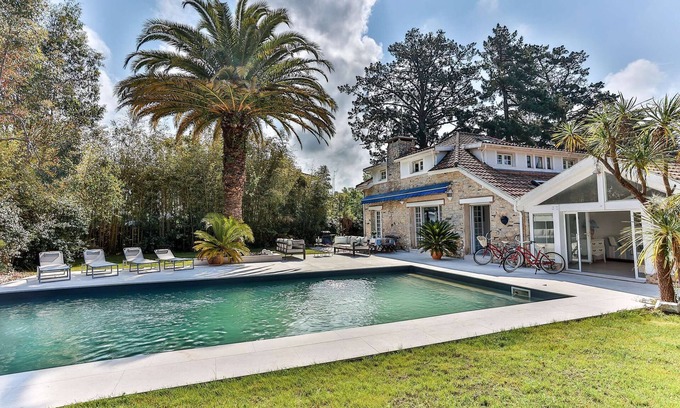 Capbreton House | Capbreton "LES EMBRUNS" Magnificent villa with heated swimming pool for 10 people.
