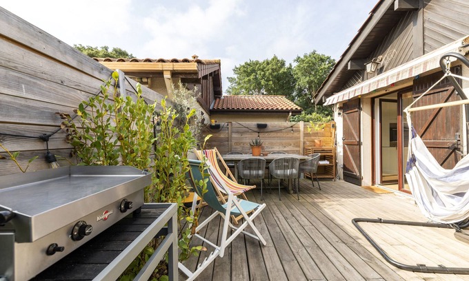 Soorts-Hossegor Apartment | Capbreton: Villa Patio next to Hossegor for 2/4 persons