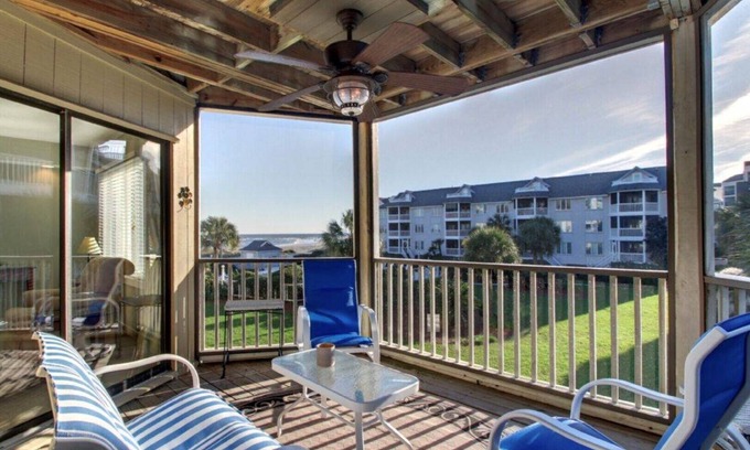 Isle of Palms Condo | “Captain Jack’s Cabin” at 201 A Port O Call | Oceanview | Affordable Winter Monthly Rates | Large.
