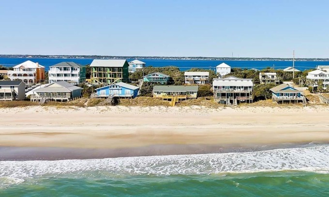 Emerald Isle House | Captain's Quarters West, Oceanfront Duplex in Emerald Isle, NC!
