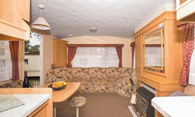 Sandown House | Caravan with one double and one twin.