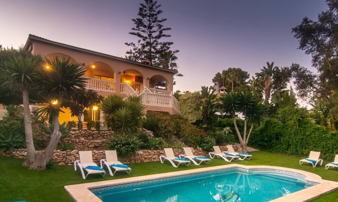 Carib Playa Villa | Carib Playa large Andalusian villa on two levels with private pool, garden