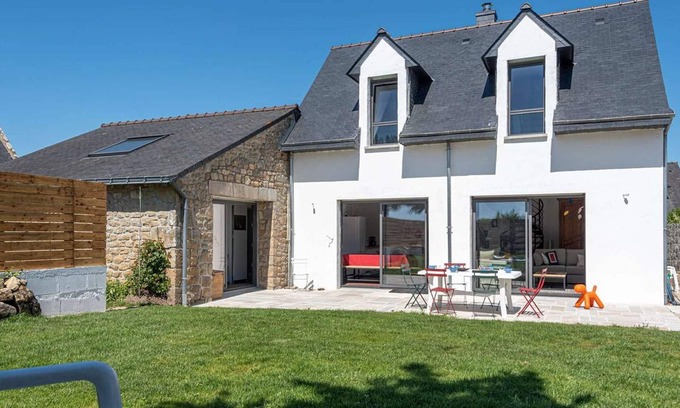 Carnac Villa | Carnac: Villa 4 pièces, 80m², 500m des plages, jardin privatif, Wifi, animaux acceptés