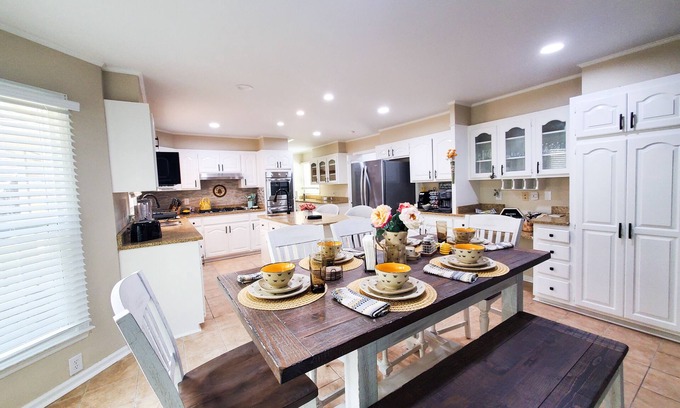 Santee House | Carolina Bea Hive: Lakeside Modern Home+Games+Dock