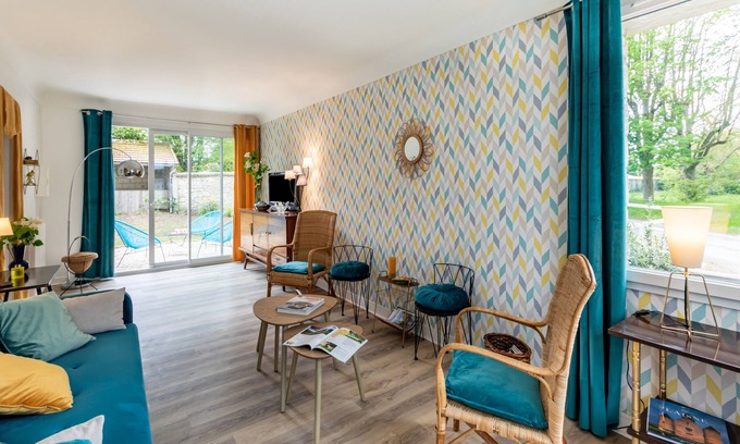 Samoussy House | Carré Vintage - maison avec jardin proche Laon