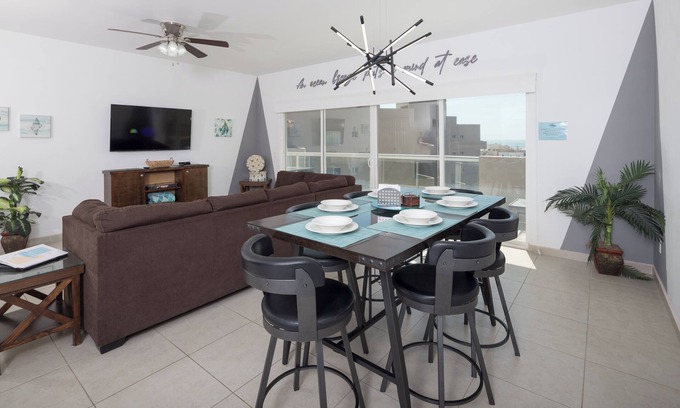 Las Conchas Condo | Casa Alexiu N104! An exquisite top floor ocean view residence in Puerto Peñasco!