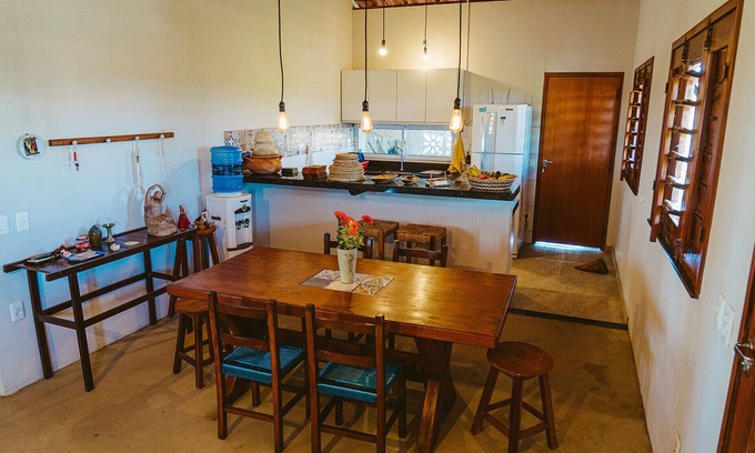 Luis Correia House | Casa ampla c redes de descanso, Praia de Macapá/PI