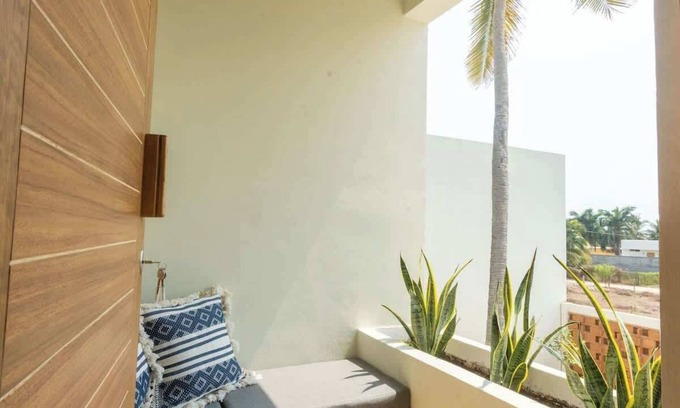 Brisas de Zicatela Apartment | Casa Aymara 502: Private balcony and Rooftop