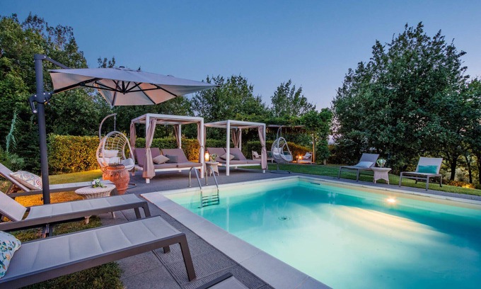 Capannori Apartment | Casa Bellavista at Il Borghetto Farmhouse, smart, convenient rental home with shared pool in Lucca