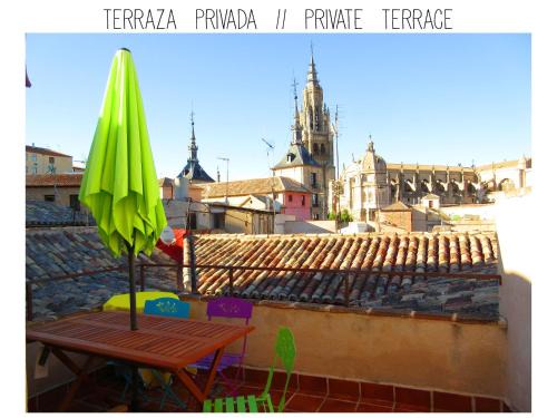 Toledo City Center Apartment | Casa Catedral - terraza privada con vistas en el corazón de Toledo