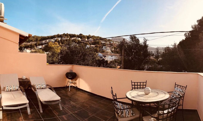 Soller House | Casa Crocodile with large terrace.
