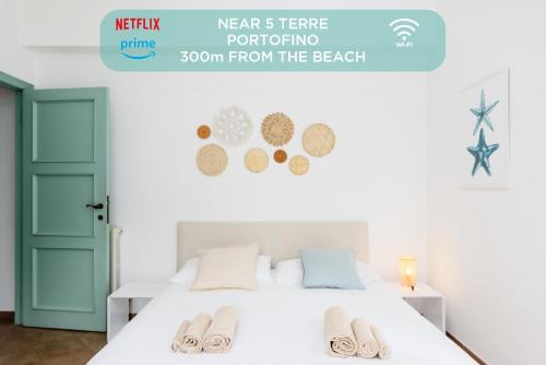 Moneglia Apartment | 'Casa di Vivi' 300m from the beach Free Wifi Netflix