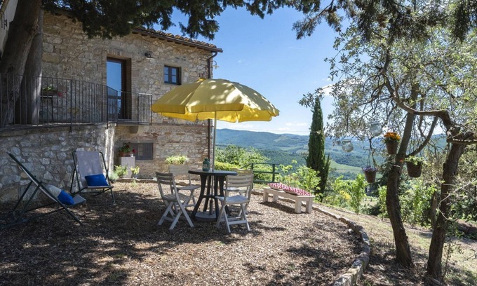 Castellina in Chianti Cottage | Casa il Cipresso, in the heart of Chianti with swimming pool