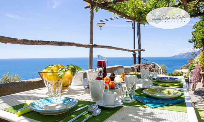 Laurito House | Casa Le Calle - Terrace overlooking the sea