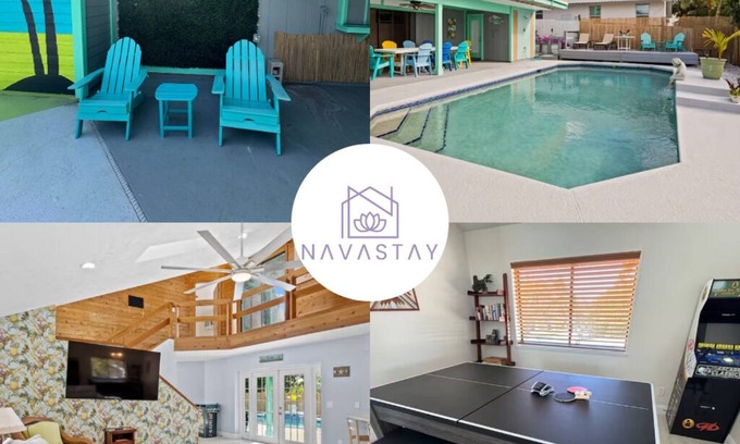 Jensen Beach House | Casa Linda - Charming 3-bedroom house with WiFi, AC in pleasant Jensen Beach