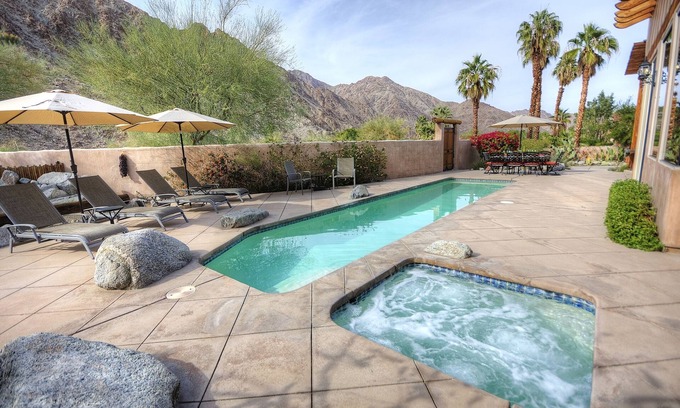 La Quinta Cove House | Casa Luna – Mini Compound, Mountain Views, Pool/Spa, Steps to Hiking Trails