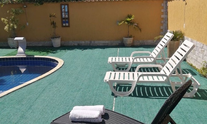 Sao Pedro da Aldeia House | Casa Para 6 Pessoas com Piscina
