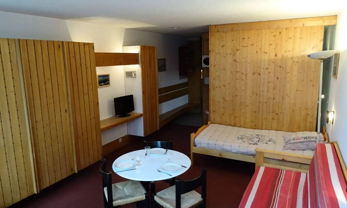 Arc-1600 Apartment | Cascade Residence - Large 3 person studio in Arc 1600, ski to the feet and close to shops