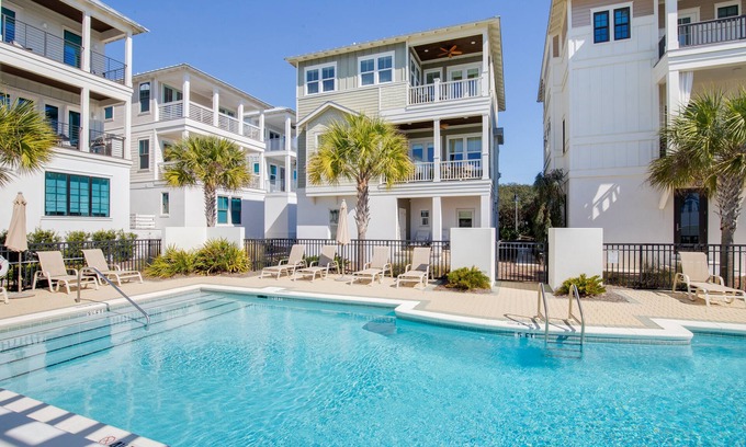 Inlet Beach House | "Catch Some Rays" Fab Inlet Beach Home with Pool and Steps from the beach