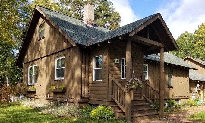 St Germain House | Cedaroma Lodge House #8 Little St Germain Lake Northern Wisconsin Cabin