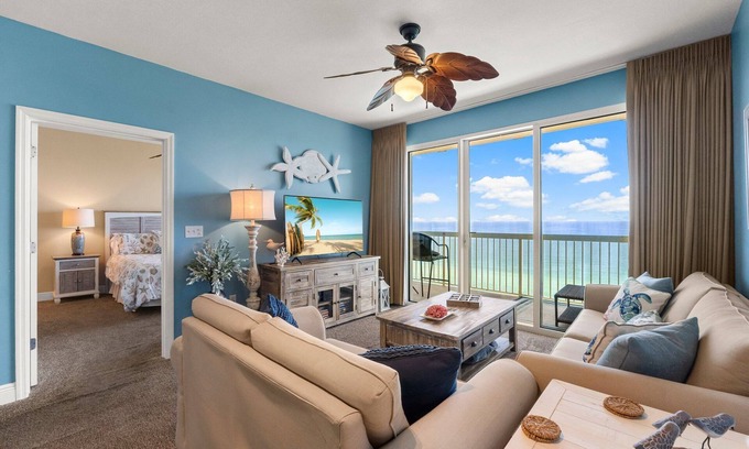 Miramar Beach Condo | CELADON BEACH~GULF FRONT Bedroom! ~FREE Beach Service! ~ Quiet West End~ Fall Specials