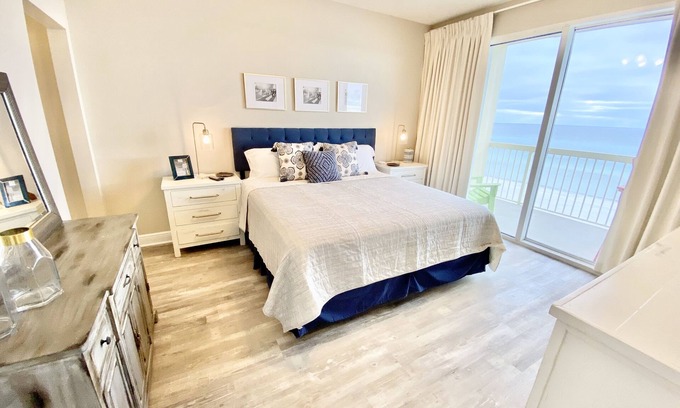 Miramar Beach Condo | CELADON BEACH ~ Gulf Front Bedroom~4th Floor! ~ Completely Remodeled ~ Free Beach Service! Fall Specials