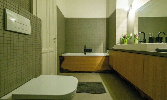 Inner City Budapest Apartment | Central Industrial Luxury Home