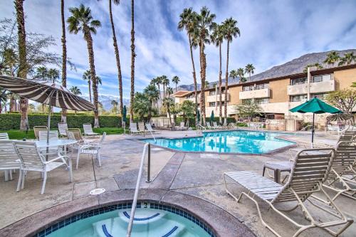 Downtown Palm Springs Apartment | Central Palm Springs Resort Condo with 2 Balconies
