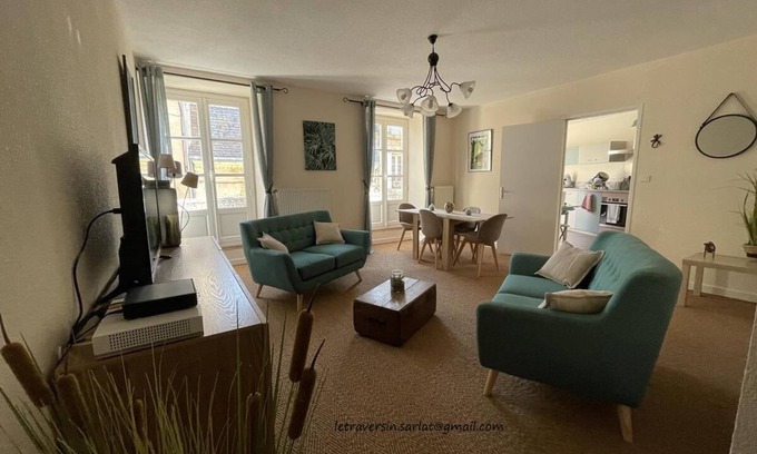 Sarlat-la-Caneda Historic Center Apartment | Centre Sarlat Appartement 4 Personnes 2 Chambres
