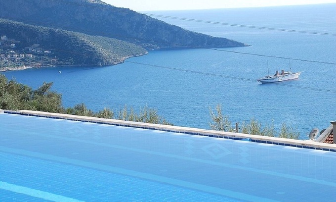 Kalkan Apartment | Cetinkaya Penthouse Duplex Apartment With Amazing Sea Views And Swimming Pool