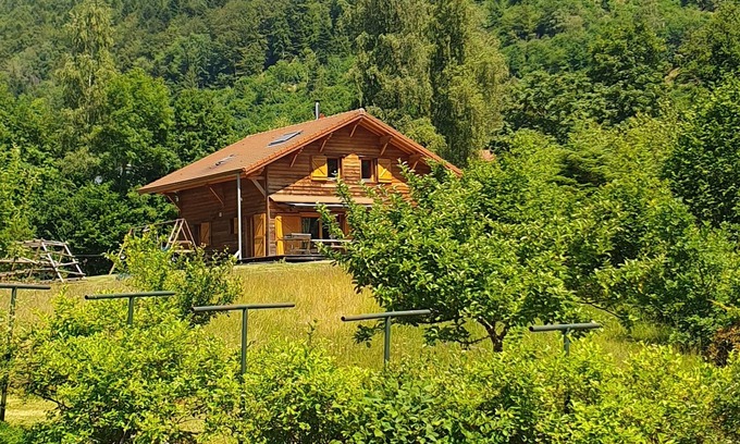 Saint-Maurice-sur-Moselle Ski Chalet | Chalet in a quiet location, private pond for fishing or swimming - 5 Bedrooms-