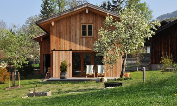 Unterwoessen Ski Chalet | Chalet am Birnbaum, whole house, 140 sqm for 2-6 persons, 2 bedrooms, 2 bathrooms, sauna