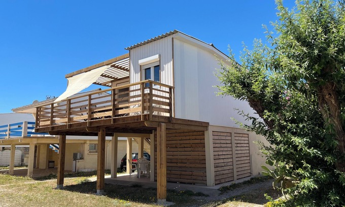 Gruissan Plage Ski Chalet | Chalet Avec Clim Proche de la Plage 3 Chambres