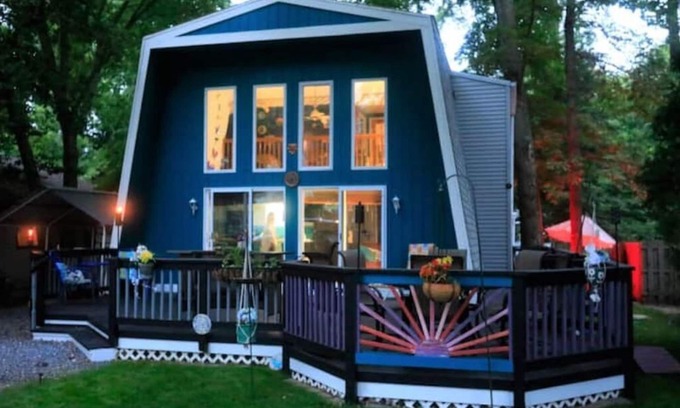 Rehoboth Beach Ski Chalet | Chalet by the Bay Charming Beach Getaway