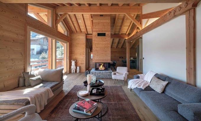 Combloux Ski Chalet | Chalet Ellambra - relaxing break with spa and Mt Blanc view - OVO Network
