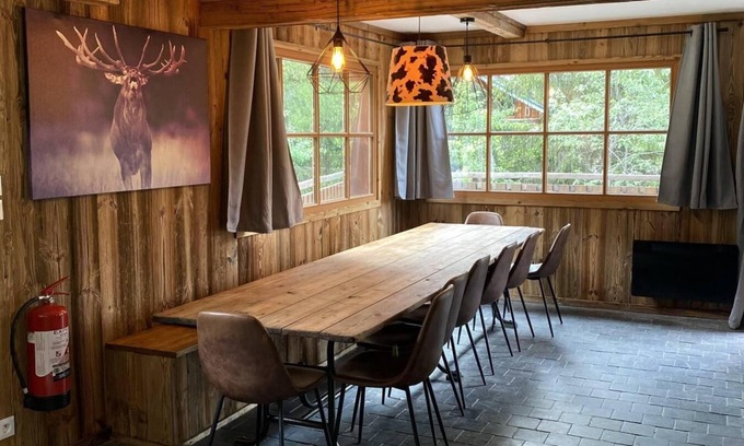 La Perriere Ski Chalet | Chalet, Ground floor, view forest, terrace, balcony, fireplace or stove, tv, ski locker, 155m²
