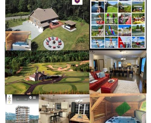 Saint-Faustin-Lac-Carre Ski Chalet | Chalet Mont Blanc Spa&Golf&Ski&NatureComfort Await