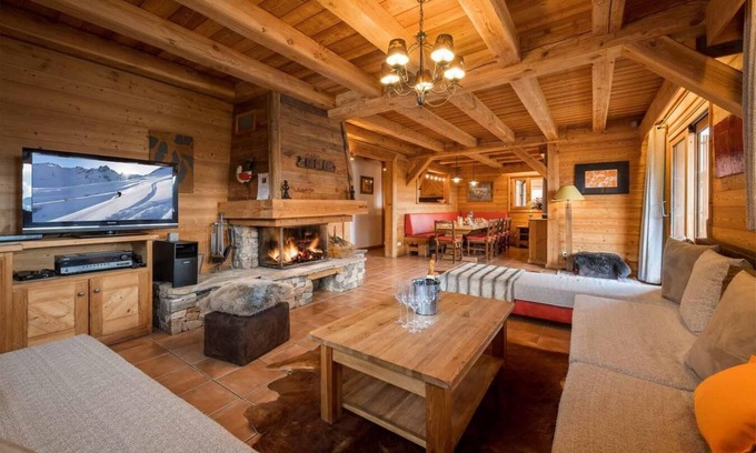 Cognet Ski Chalet | Chalet, ski-in/ski-out & foot of the slopes, view ski slopes, fitness, sauna, balcony