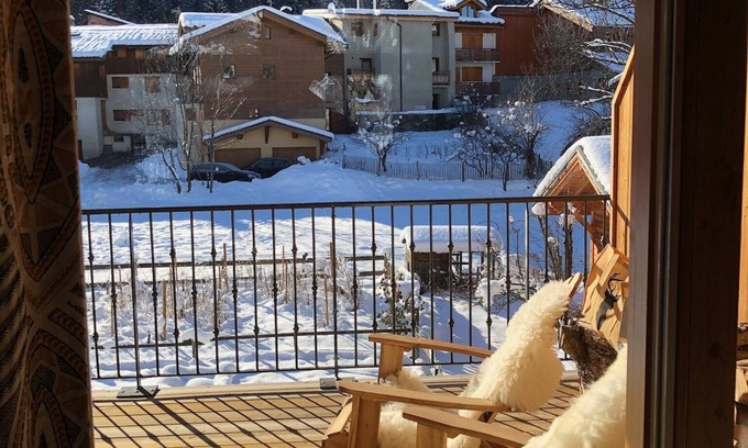 Le Praz Apartment | Chalet style Duplex for 10 guests classified "Dream mountain accommodation" *
