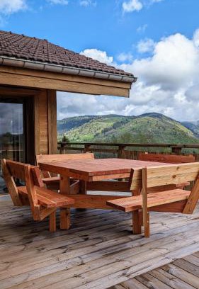 La Bresse Ski Chalet | Chalet Thena, Luxury - 8 personnes avec vue panoramique sur les montagnes