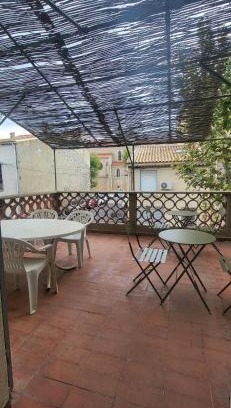 Port-la-Nouvelle Hotel | Chambre 1 - avec grande terrasse