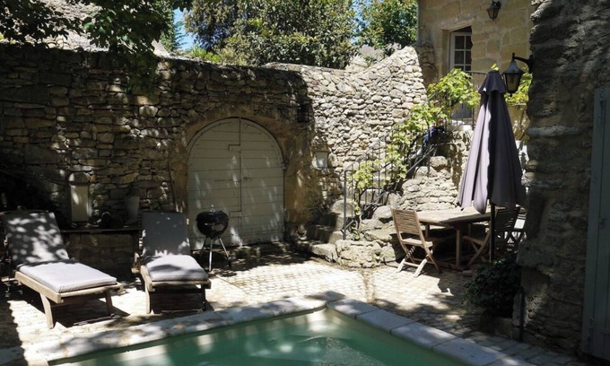 Montaren-et-Saint-Mediers House | Charming House 4 km From Uzes. A Small Riad Gard Well Quiet .